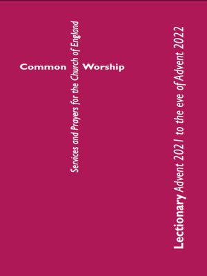 cover image of Common Worship Lectionary